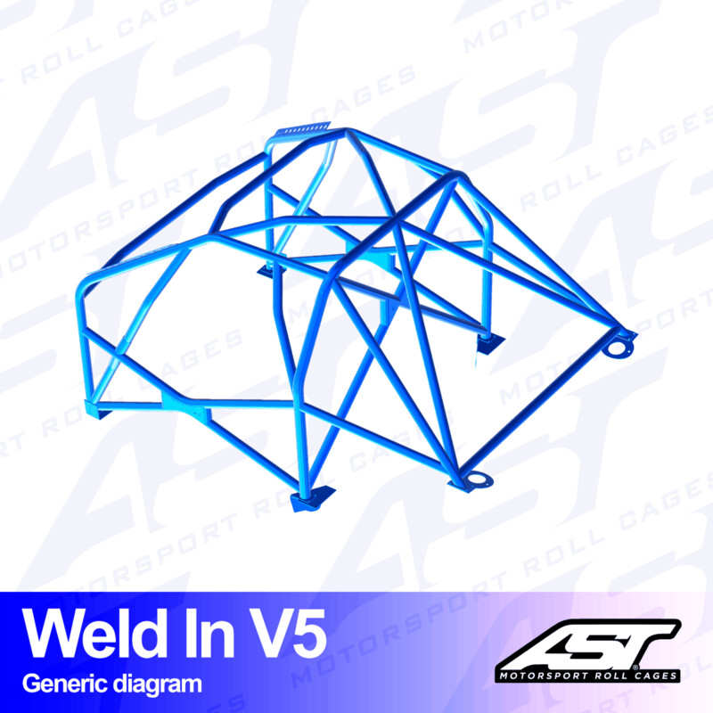 Arceau 8 Points à Souder AST Rollcages V5 pour Mini Cooper R53 - FIA