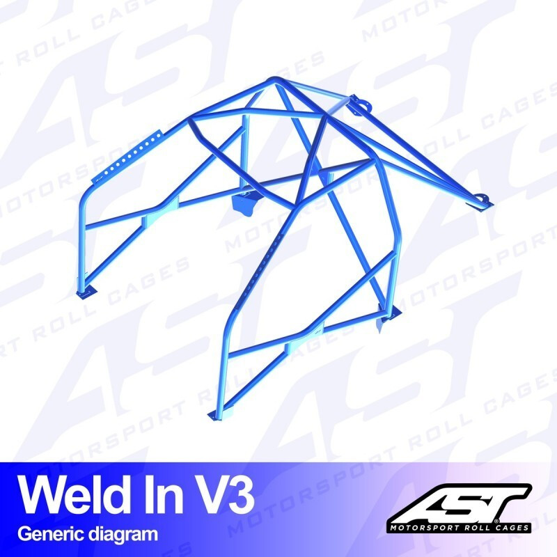 Arceau 8 Points à Souder AST Rollcages V3 pour BMW E36 Compact