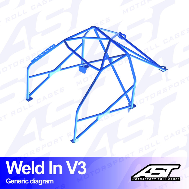 Arceau 8 Points à Souder AST Rollcages V3 pour Mazda MX-5 NA