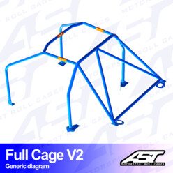 Arceau 6 Points à Boulonner AST Rollcages V2 pour Mazda MX-3