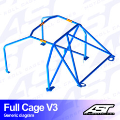 Arceau 6 Points à Boulonner AST Rollcages V3 pour Mazda RX-7 FD