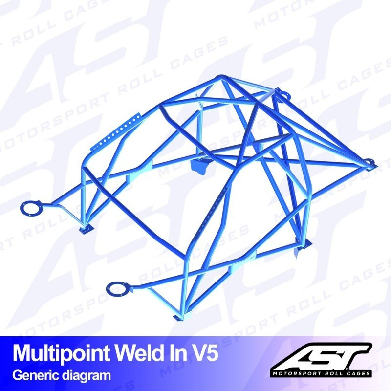Arceau 10 Points à Souder AST Rollcages V5 pour BMW E36 Compact