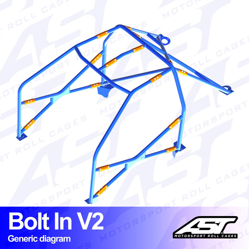 Arceau 6 Points à Boulonner AST Rollcages V2 pour Lexus GS (S160) - FIA