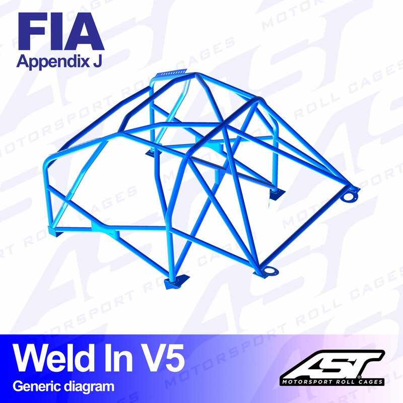 Arceau 8 Points à Souder AST Rollcages V5 pour Porsche 928 - FIA