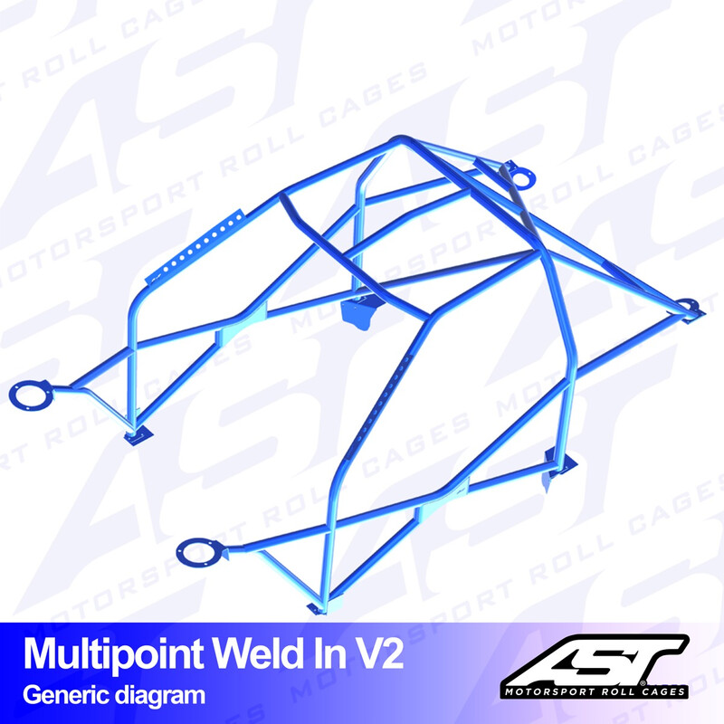 Arceau 10 Points à Souder AST Rollcages V2 pour Volvo 940