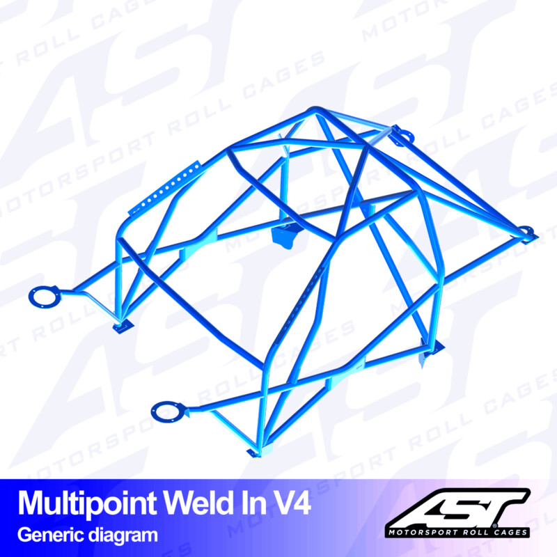 Arceau 10 Points à Souder AST Rollcages V4 pour Honda S2000