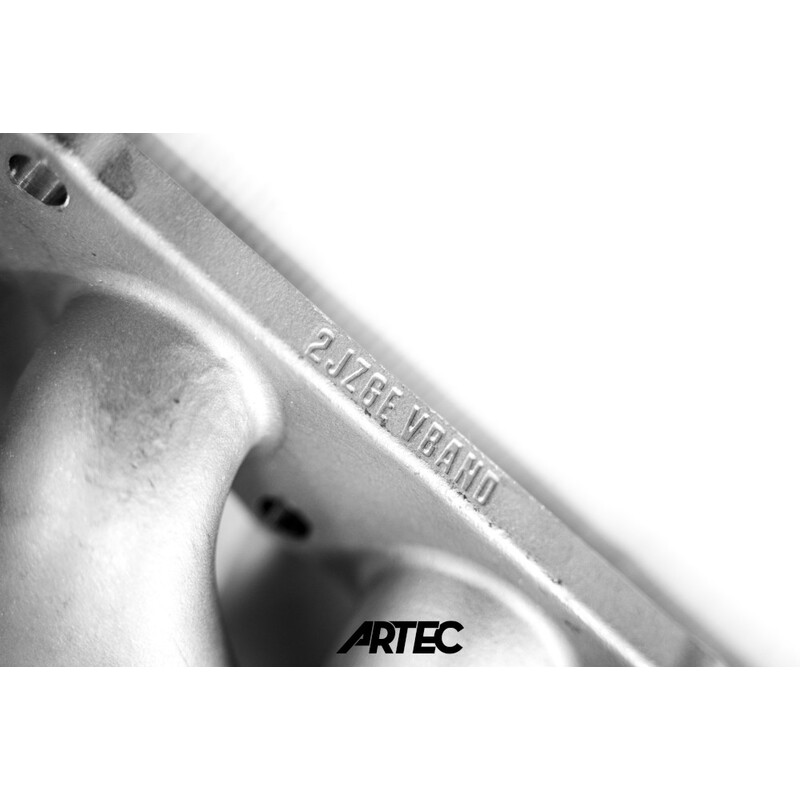 Collecteur d'Echappement Artec V-Band 70 mm pour Toyota 2JZ-GTE