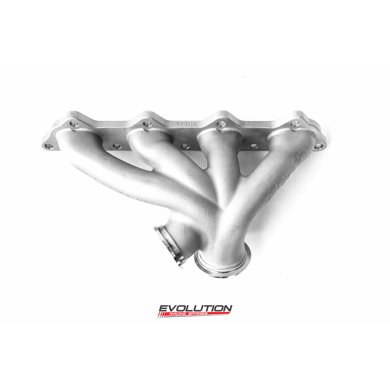 Collecteur d'Echappement Artec Low Mount V-Band Reverse Rotation pour Mitsubishi 4G63 (Lancer Evo 4-9)