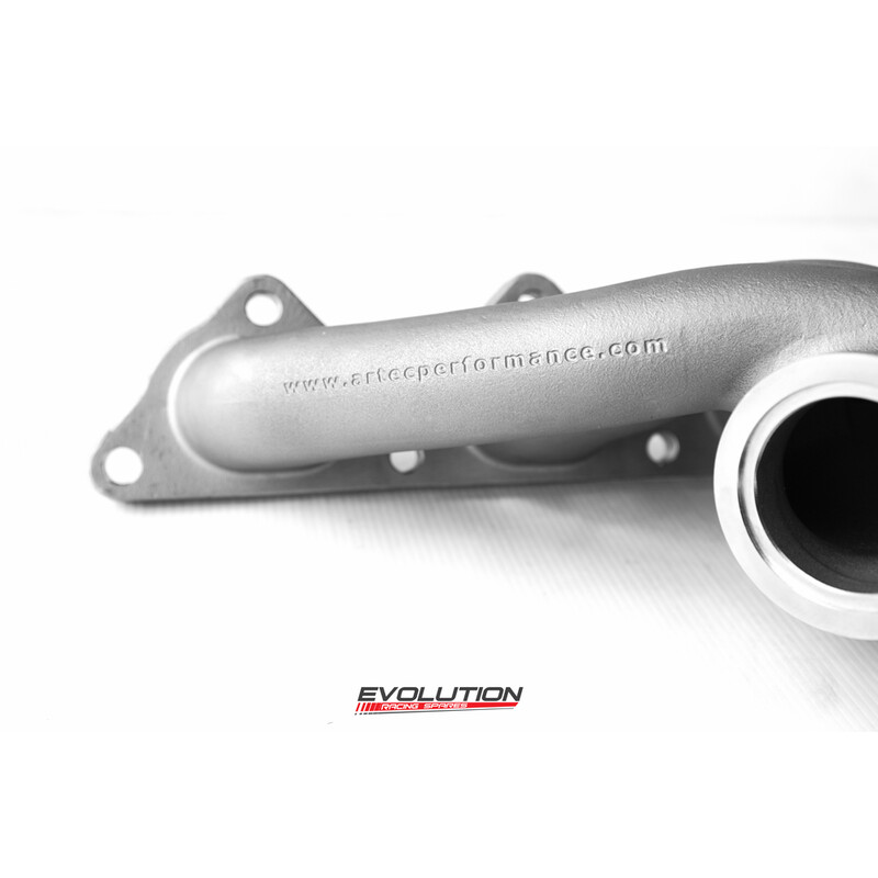 Collecteur d'Echappement Artec Low Mount V-Band Reverse Rotation pour Mitsubishi 4G63 (Lancer Evo 4-9)