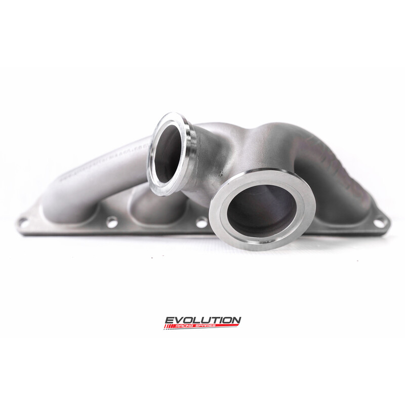 Collecteur d'Echappement Artec Low Mount V-Band Reverse Rotation pour Mitsubishi 4G63 (Lancer Evo 4-9)