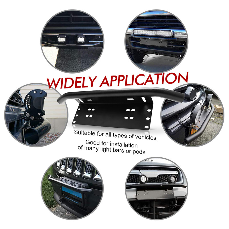 Support de LED Universel pour Plaque d'Immatriculation