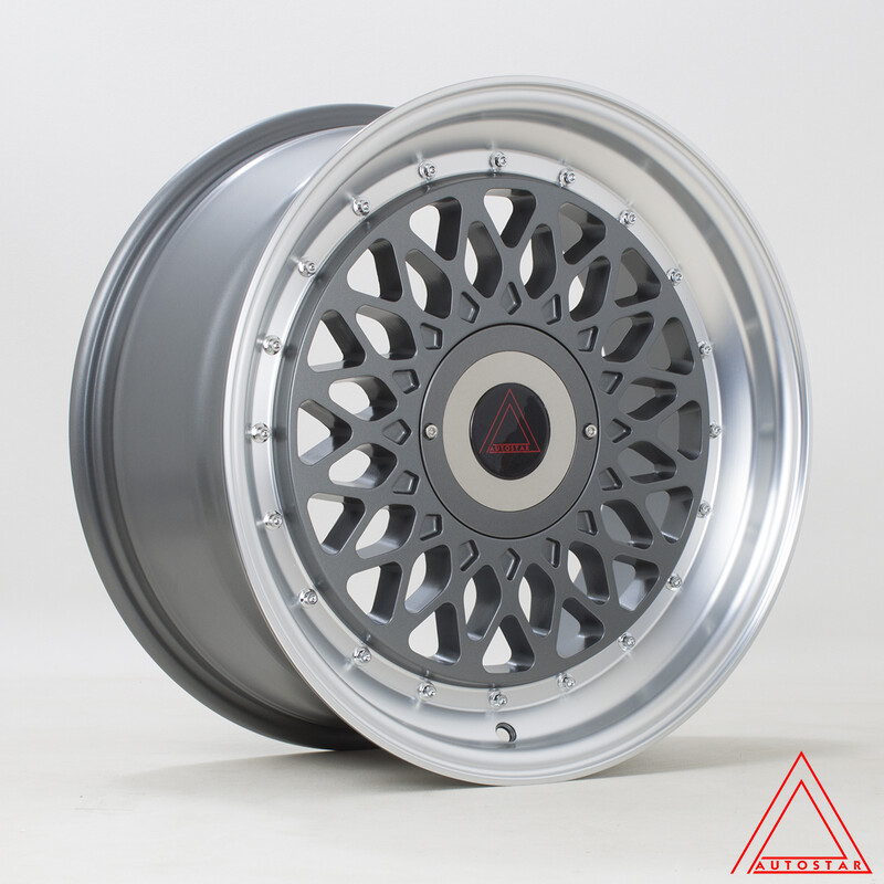 Jante Autostar Silhouette 17x8" 4x100/108 ET30, Gunmetal