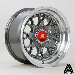 Jante Autostar Sprint 15x8" 4x100/114.3 ET0, Gunmetal