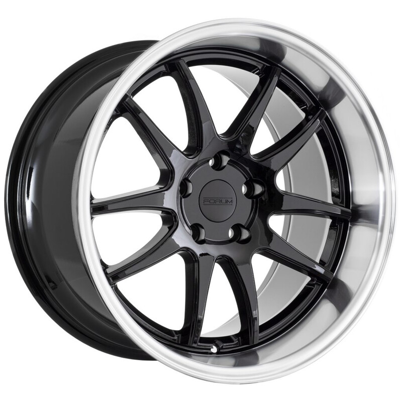 Jante Rota Forum 18x9.5" 5x114.3 ET15, Noir Brillant