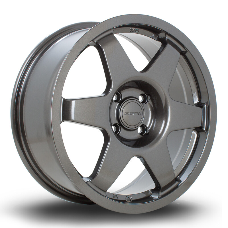 Jante Rota Sprint 17x7.5" 4x108 ET42, Gunmetal