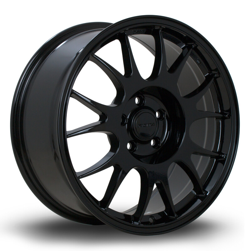 Jante Rota Formula 18x8" 5x112 ET44, Noir Brillant