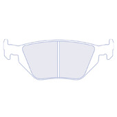 Plaquettes de Freins Arriere CL Brakes RC6 pour BMW E36 non M3