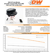 Module Double Pompe à Essence Deatschwerks X2 pour Toyota GT86 & Subaru BRZ