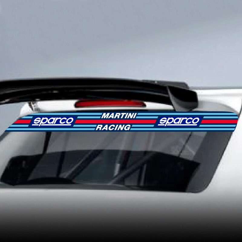 Bandeau Pare-Soleil Arrière Sparco Martini Racing
