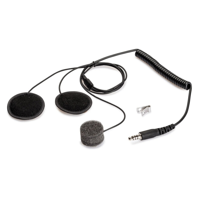 Kit Micro et Haut-Parleurs Sparco pour Casque Intégral (Intercom Sparco IS-150/IS-140)