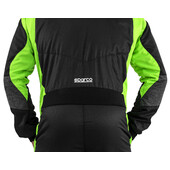 Combinaison Ecoresponsable Sparco Futura Noire & Verte (FIA 8856-2018)