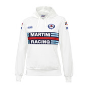 Sweat à Capuche Sparco Martini Racing Replica Femme Blanc