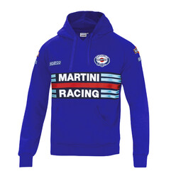 Sweat à Capuche Sparco Martini Racing Replica Bleu Clair