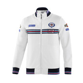 Sweat Zippé Sparco Martini Racing Blanc