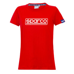T-Shirt Sparco Frame Femme Rouge