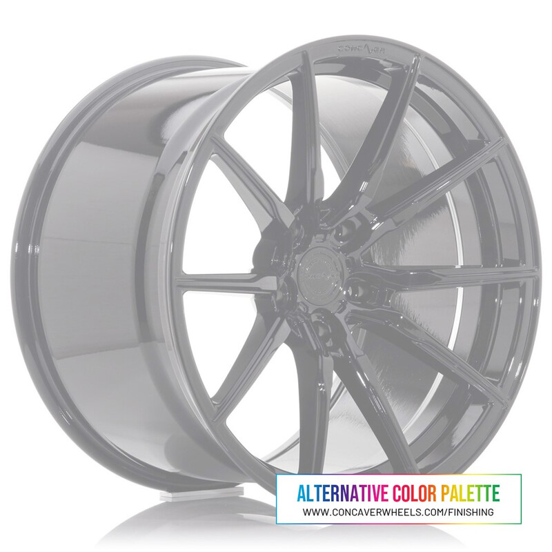Jante Concaver CVR4 20x9.5" (5 trous - sur mesure) ET0-33, Couleur Personnalisée !