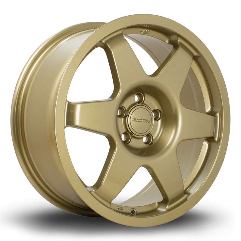 Jante Rota Sprint 17x7.5" 5x100 ET44, Dorée