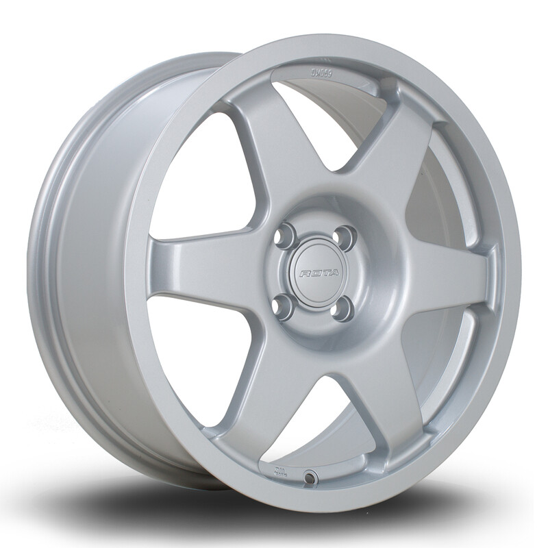 Jante Rota Sprint 17x7.5" 5x100 ET44, Gris Argenté