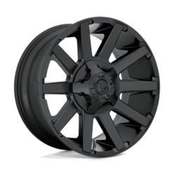 Jante Fuel D437 Contra 20x10 6x135/139.7 ET-19, Noir Satiné