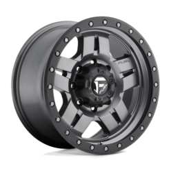 Jante Fuel D558 Anza 17x8.5 6x139.7 ET06, Gunmetal Mat, Cerclage Noir