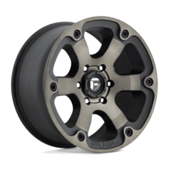 Jante Fuel D564 Beast 18x9 6x139.7 ET19, Noir Mat Double Teinte