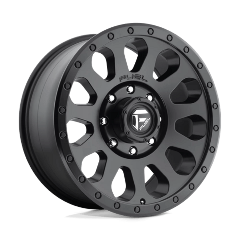 Jante Fuel D579 Vector 16x8 6x114.3 ET15, Noir Mat