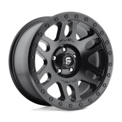 Jante Fuel D584 Recoil 17x8.5 5x127 ET-6, Noir Mat