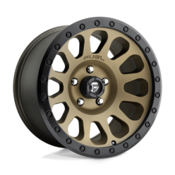 Jante Fuel D600 Vector 17x8.5 6x139.7 ET07, Bronze Mat, Cerclage Noir