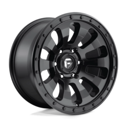 Jante Fuel D630 Tactic 17x9 5x127 ET-12, Noir Mat