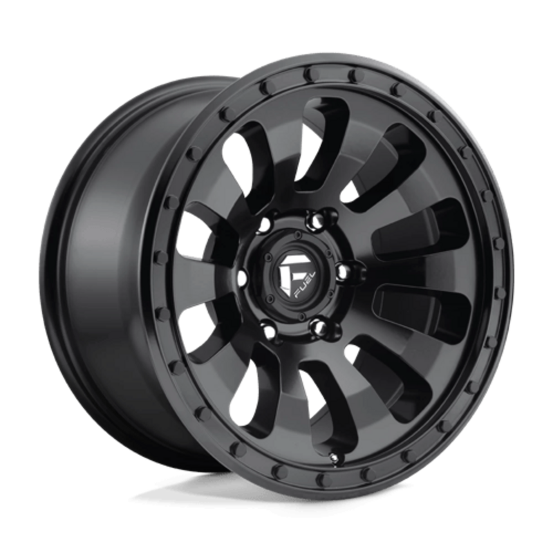 Jante Fuel D630 Tactic 17x9 5x127 ET-12, Noir Mat