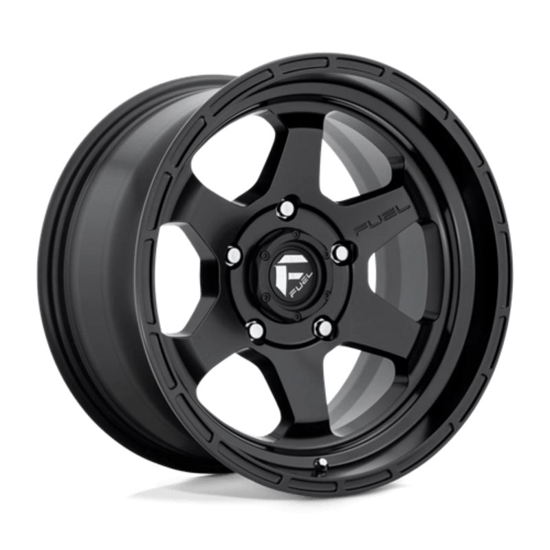 Jante Fuel D664 Shok 16x7 5x160 ET42, Noir Mat