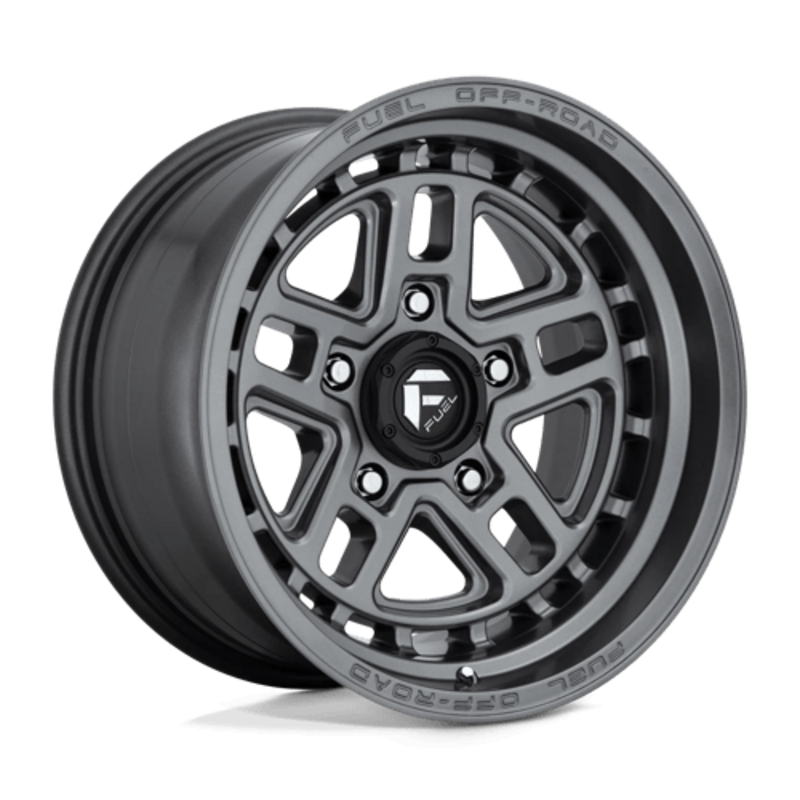 Jante Fuel D668 Nitro 17x9 5x139.7 ET-12, Gunmetal Mat