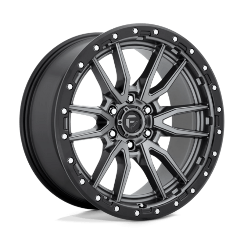 Jante Fuel D680 Rebel 20x9 6x139.7 ET20, Gunmetal Mat, Cerclage Noir