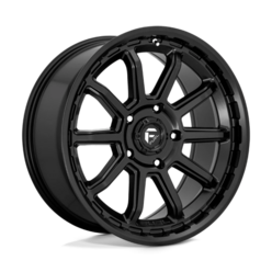 Jante Fuel D689 Torque 18x9 6x139.7 ET01, Noir Mat