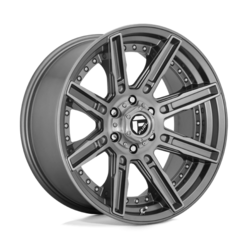 Jante Fuel D710 Rogue Platinum 20x9 6x135 ET01, Gunmetal Brossé