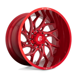 Jante Fuel D742 Runner 22x10 6x139.7 ET-18, Rouge Candy