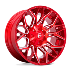 Jante Fuel D771 Twitch 22x10 8x165.1 ET-18, Rouge Candy