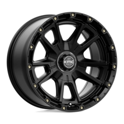 Jante KMC KM100 Sync 17x9 5x127/139.7 ET18, Noir Satiné