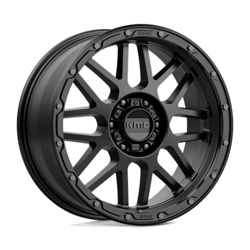 Jante KMC KM535 Grenade Off-Road 20x9 6x139.7 ET18, Noir Mat