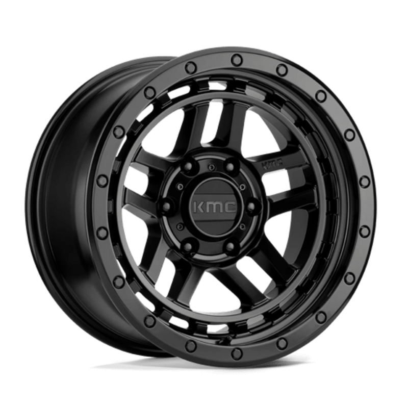 Jante KMC KM540 Recon 17x8.5 6x139.7 ET18, Noir Satiné